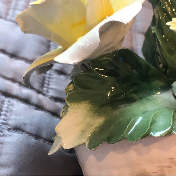 Capidimonte Baonu I.I.E. Exclusive Porcelain Bouquet Delicate EUC Vintage - Picture 12 of 13